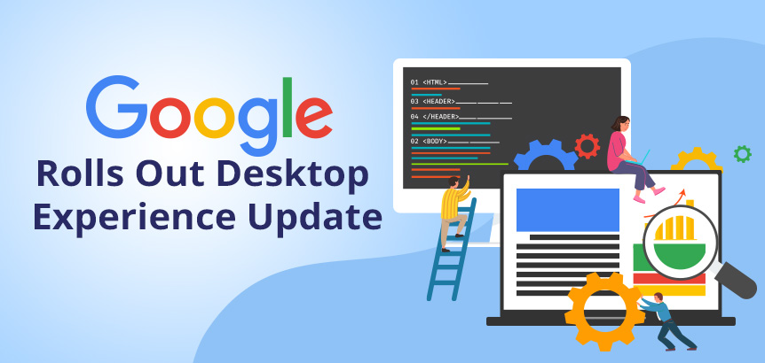 Backend Computer Making Coding Changes For the Front End User Experience as Google Launches Desktop Update