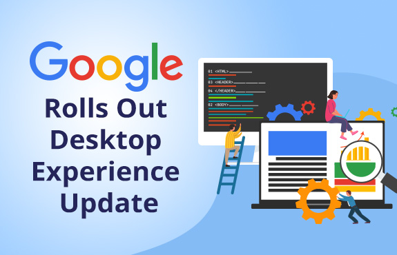 Backend Computer Making Coding Changes For the Front End User Experience as Google Launches Desktop Update