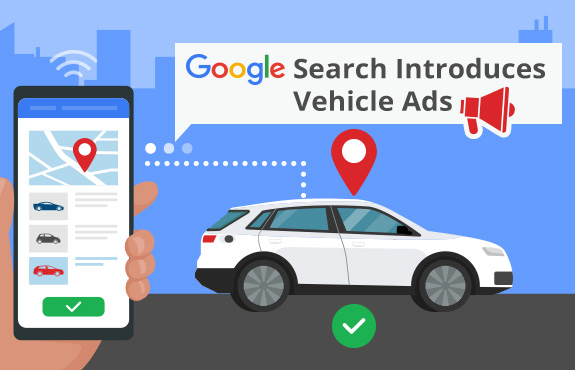 Phone Showing Cars for Sale and Their Location as Google Search Introduces Vehicle Ads