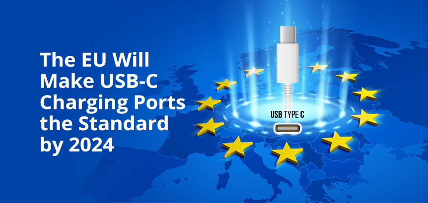 USB-C Charger Centered Around European Union Stars To Symbolize the Port Being the Standard by 2024