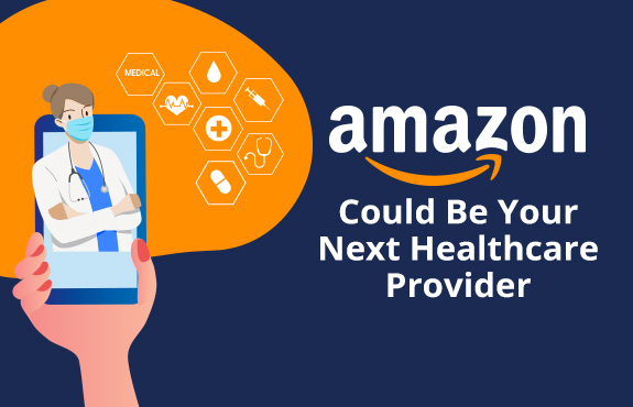 Virtual Doctor On Phone As Amazon Moves Into the Healthcare Industry, Acquiring One Medical Primary Care Company
