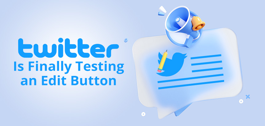 Twitter Bird Holding Pencil To Edit Tweet As the Company Is Finally Testing an Edit Button