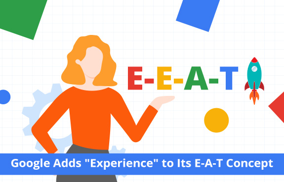 Person Holding the Word E-E-A-T in Hands to Show That Google Added Experience to Its E-A-T Concept