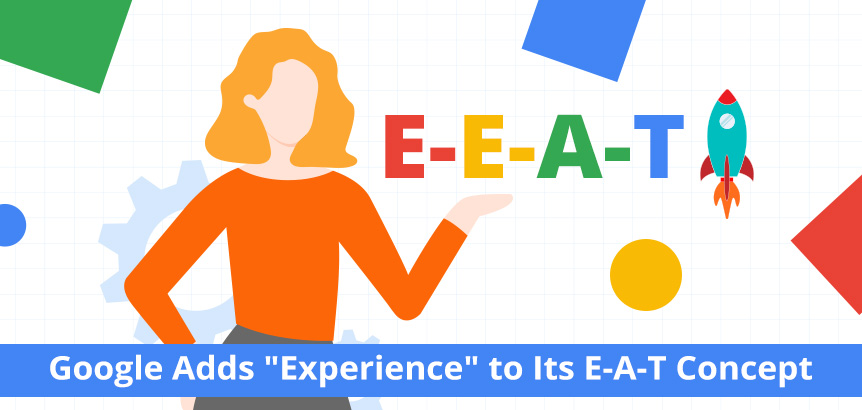 Person Holding the Word E-E-A-T in Hands to Show That Google Added Experience to Its E-A-T Concept