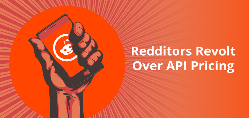 Revolution Fist Holding Phone With Reddit Logo in Center as Redditors Revolt Over API Price Increase