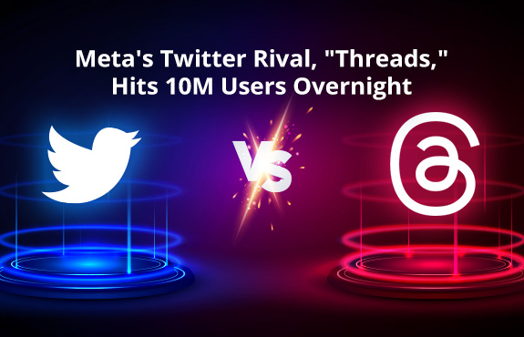 Twitter Versus Threads, Meta's New App To Rival Twitter Hits 10 Million Users Overnight