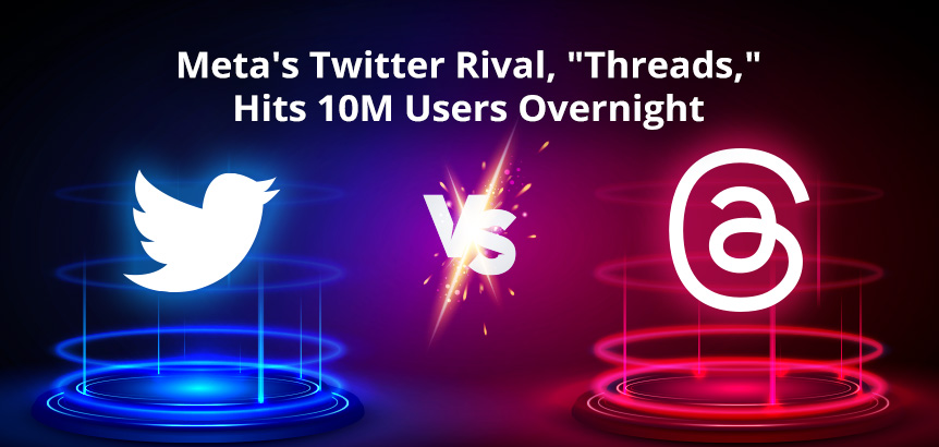 Twitter Versus Threads, Meta's New App To Rival Twitter Hits 10 Million Users Overnight