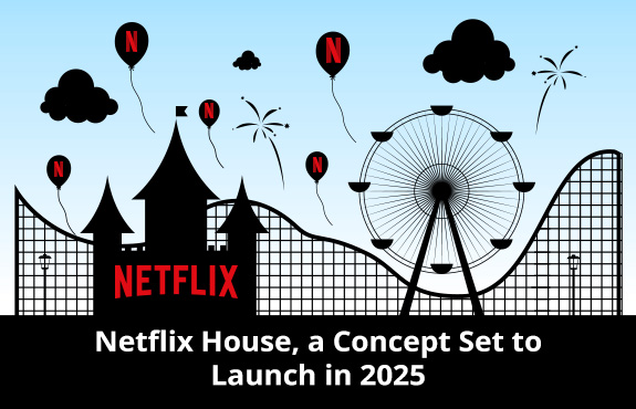  Amusement Park With Netflix Logos