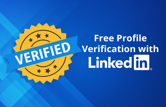 Badge with Word Verification and LinkedIn