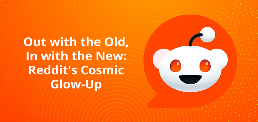 Orange Background with Reddit Logo