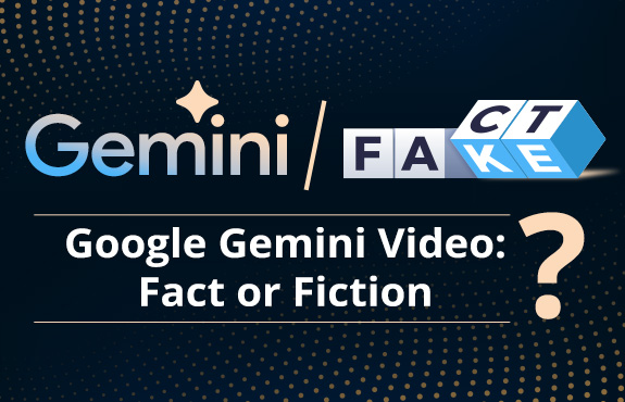 Gemini Logo with Two Cubes Showing Letters F A and Two Partially Showing C T K E