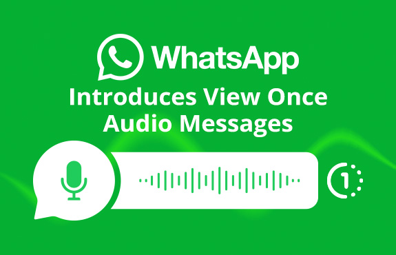 WhatsApp Voice Note Icon on Green Background