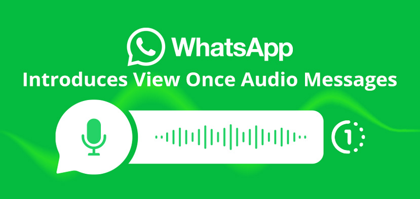 WhatsApp Voice Note Icon on Green Background