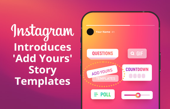 Phone Screen Showing Instagram Story Templates