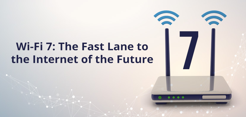 Wi-fi Router With Number 7 Between Antennas