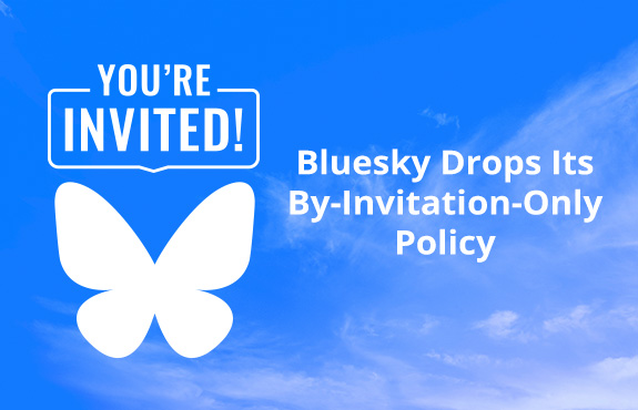 Bluesky Butterfly and Words You're Invited