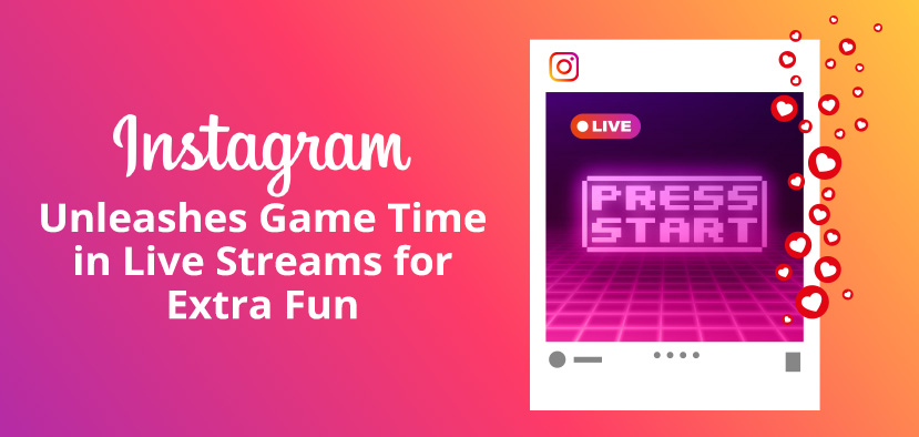 Instagram Live Stream Showing A Game Starting