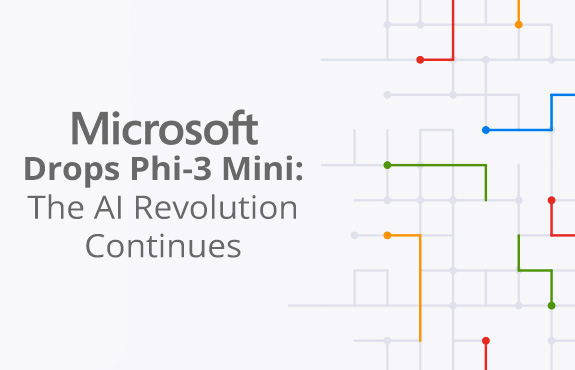 Artificial Intelligence Tech Grid With Microsoft Colors