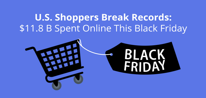 Shopping Cart Holding a Black Friday Tag