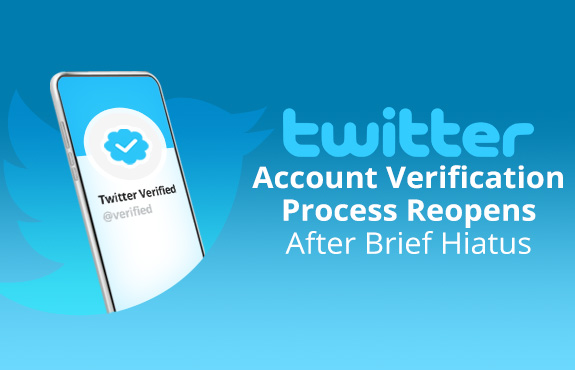 Animated Phone With Blue Twitter Checkmark Representing A Verified Account