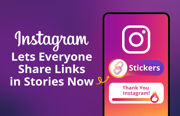 Instagram Lets Everyone Share Links in Stories Now As Seen On This Phone Showing Hyperlinked Stickers